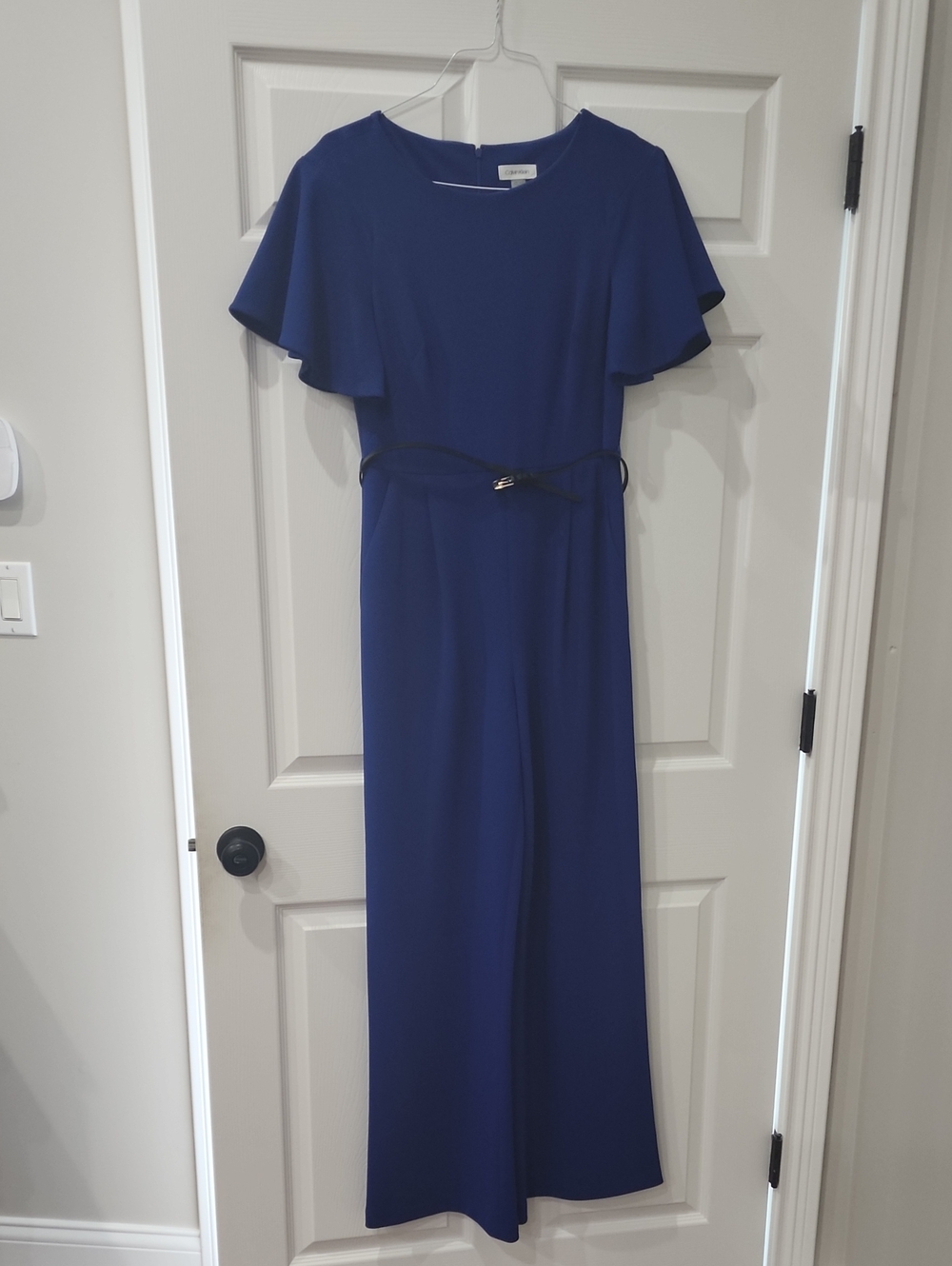 Calvin Klein Royal Blue Maxi Dress with Belt